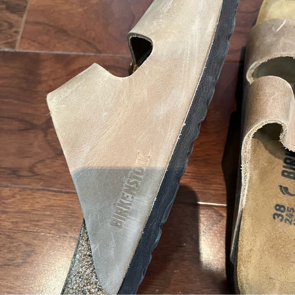 Birkenstock Brown Suede Sandals - Picture 3 of 6